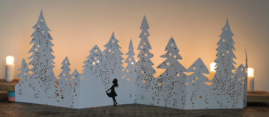 Silhouetten: Happy Birthday,  Sterntaler, Hochzeits,  Langohrhasen