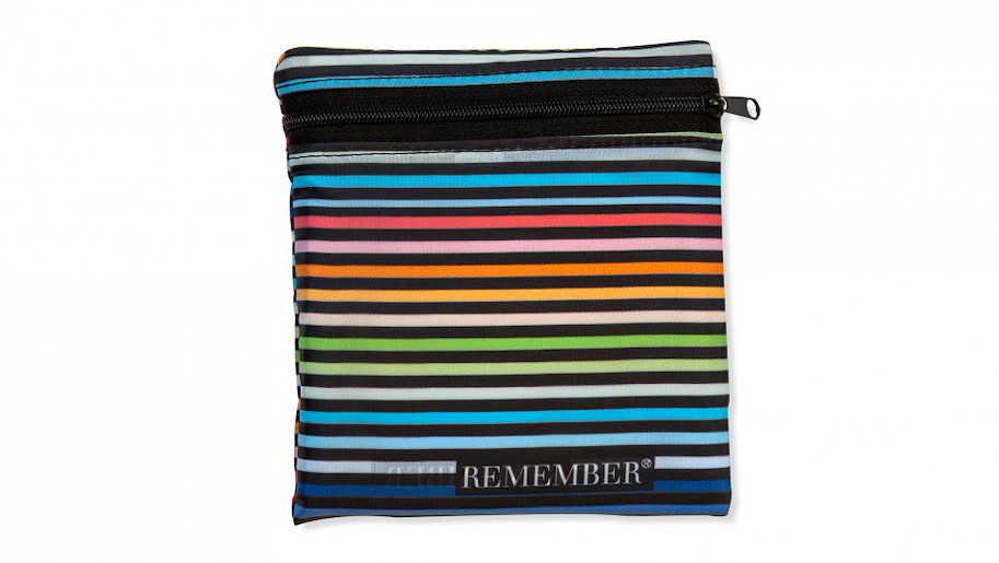 Einkaufstasche bunt gestreift