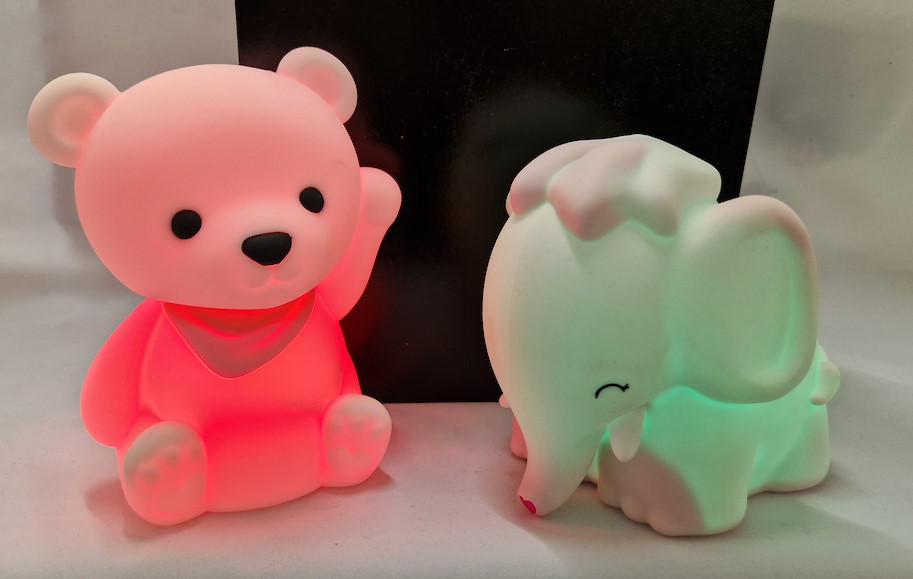 Nachtlicht aus Silikon