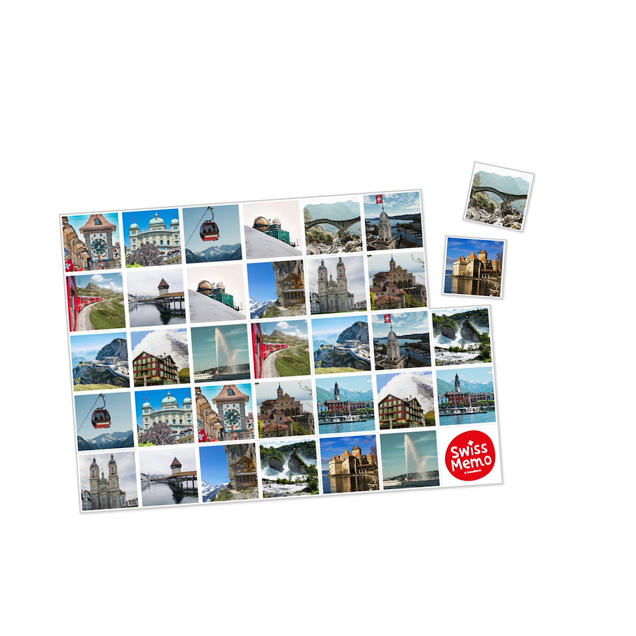 Swiss Memo-Tischset Block