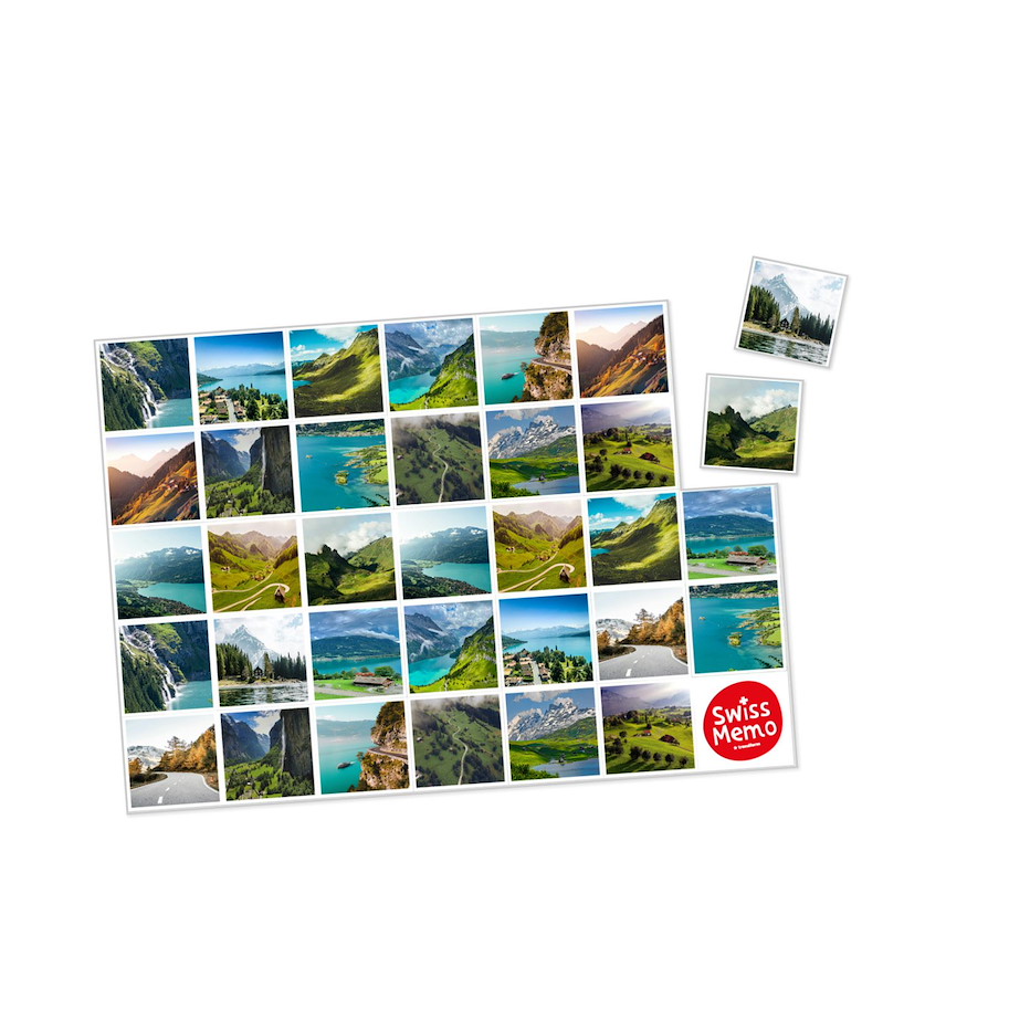 Swiss Memo-Tischset Block