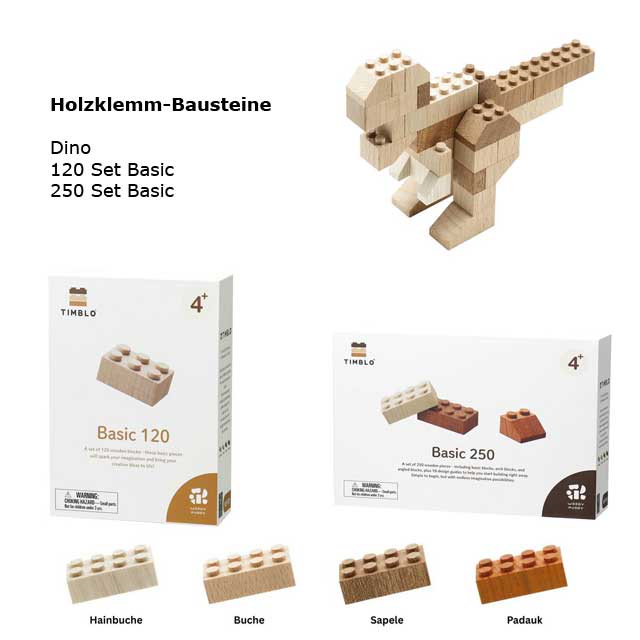 Timblo Holz-Klemmbausteine