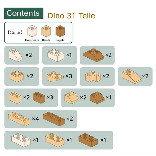 Timblo Holz-Klemmbausteine